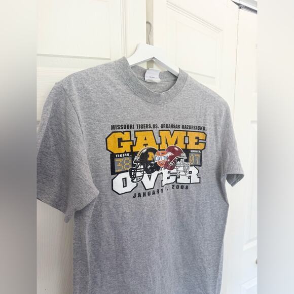Champion Mizzou vs Arkansas Cotton Bowl 2008 Game T-Shirt Tee Size Medium - Picture 3 of 6